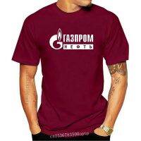 ใหม่ Gazprom เสื้อยืดสีดำ2021รัสเซียเสื้อยืดผู้ชายเสื้อยืดแบรนด์2023คุณภาพสูงเสื้อยืดแขนลำลองขาสั้นคอกลมแฟชั่นพิมพ์ลาย100% ผ้าฝ้ายฤดูร้อนใหม่คอกลมเสื้อคอกลม