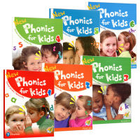 Original English Hong Kong Longman childrens natural Phonics textbook 6 volumes New Phonics for kids 1-6 volumes Students Book training students graded reading childrens childrens Enlightenment English textbook English Version Original Book