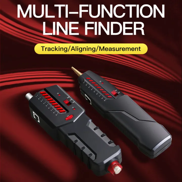 Wire Tracker Light Fiber Optic Tester LED POE Switch BNC RJ11 RJ45 Line