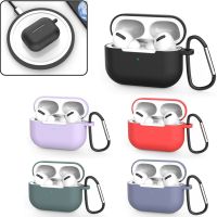 for Airpods Pro Case Headset Earphone Holder Soft Protector Silicone Case Cover Earpods Bluetooth-compatible