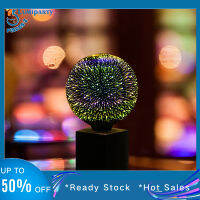 G95 5W E27 85-265V นำไส้หลอดไฟ Babysbreath ดอกไม้ไฟ3D Lampu Hias ที่มีสีสัน