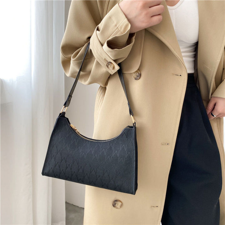 เฉพาะกลุ่ม-premium-sense-baguette-ใต้วงแขนผู้หญิง-2023-แฟชั่นแฟชั่นวินเทจกระเป๋าสะพายไหล่กระเป๋าถือกระเป๋าสะพายขนาดเล็ก
