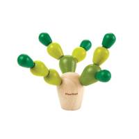 PlanToys Balancing Cactus ของเล่นไม้กระบองเพชร ขนาดเล็ก ของเล่นไซส์มินิ ของเล่นพกพาง่าย ของเล่นได้ทั้งครอบครัว
