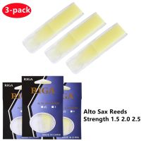 3Pcs/Pack Alto Saxophone Resin Reed Portable Sax Reed Practical Instrument Essories Strength 1.5/2.0/2.5 For Beginner Student