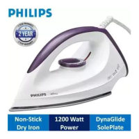 Philips Dry Iron เตารีดเเห้ง รุ่น GC160/22 ขนาด 1200 วัตต์