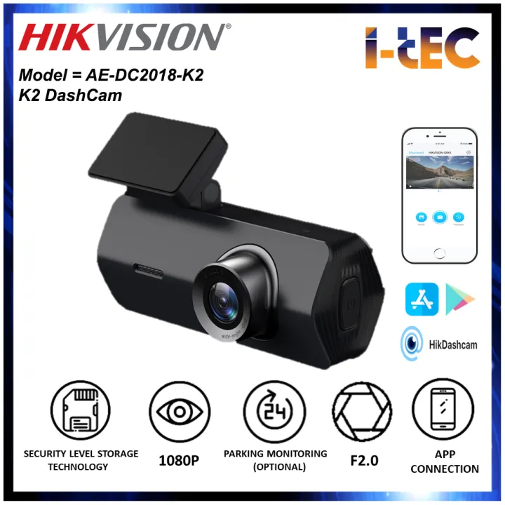 Hikvision Dash cam camera K2 HD 1080P | Lazada