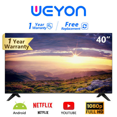 WEYONทีวี 32/40/43 นิ้วถูกๆ Smart TV โทรทัศน์จอแบนแอนดรอยสมาร์ททีวีHD Ready YouTube/Internet/WifiฟรีสายHDMI (2xUSB, 2xHDMI)รับประกัน1ปี