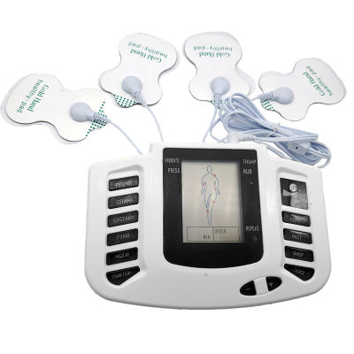 JR309 new Russian or English button Electrical Stimulator Full Body Relax Muscle Tpy Massager,Pulse tens Acupuncture 16pads
