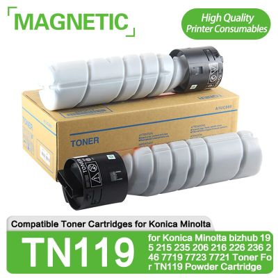 NEW 2X Compatible For Konica Minolta Bizhub 195 215 235 206 216 226 236 246 7719 7723 7721 Toner For TN119 Powder Cartridge