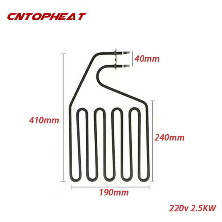 220V 2500W Electric Heating Element Industrial Tubular Oven Heater Hot