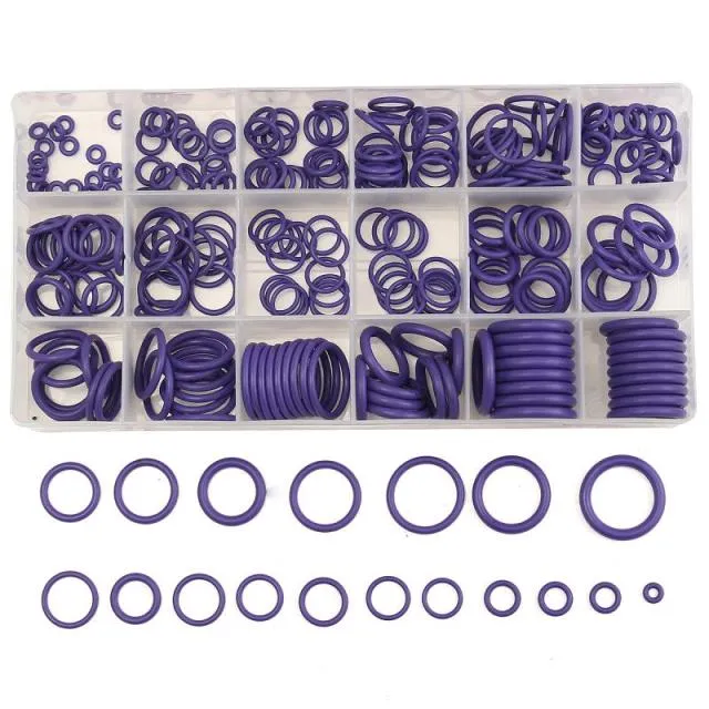 270pcs Car Air Conditioning O Ring Set 18 Sizes AC Seal Kit Auto Repair