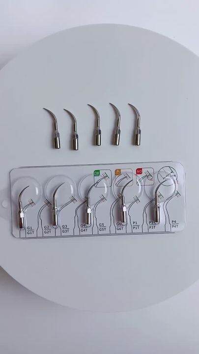 5pcs Dental Ultrasonic Scaler Tip Scaling Tip Periodontics Endodontics