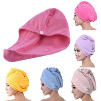 Microfibre After Shower Hair Drying Wrap Womens Girls Ladys Towel Quick Dry Hair Hat Cap Turban Head Wrap Bathing Accessories Towels