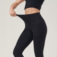 【VV】 TRY TO Gym Leggings Pants Waist Workout Seamless Push Up Tights