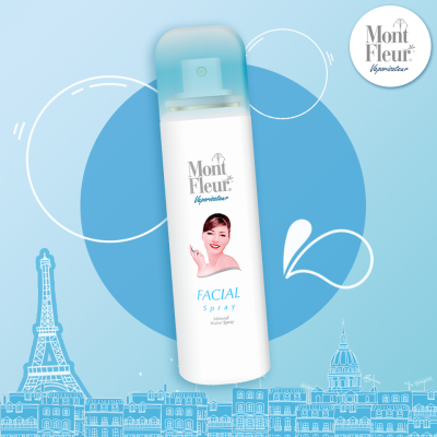 Mont Fleur มองต์เฟลอ สเปรย์น้ำแร่ บำรุงผิว น้ำแร่ธรรมชาติ 150 มล. setting spray ล็อกเมคอัพ สำหรับทุกสภาพผิว