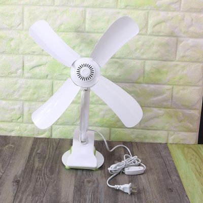 【YF】 220V Silent Clip Fan  Plug with ON OFF 200cm Cable Desk for Office Table Bedroom Kitchen and more