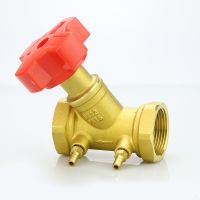 1/2" 3/4" 1" 2" Brass Balance Valve Brass static digital lock balance valve Static Hydraulic Balance Valve Valves