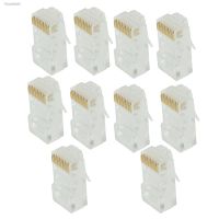 ﹍┅▼ 10 pack lot Keystone Jack CAT5 Network Ethernet Punchdown 10P10C RJ50