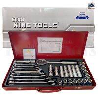 Woww สุดคุ้ม EURO KING TOOLS ชุดเครื่องมือ ประแจ ชุดบล็อก ประแจแหวนข้าง ปากตาย 29 ชิ้น ราคาโปร ชุด เครื่องมือ ช่าง ไฟฟ้า ชุด สว่าน ไร้ สาย ชุด ไขควง ไฟฟ้า ชุด บล็อก ไฟฟ้า