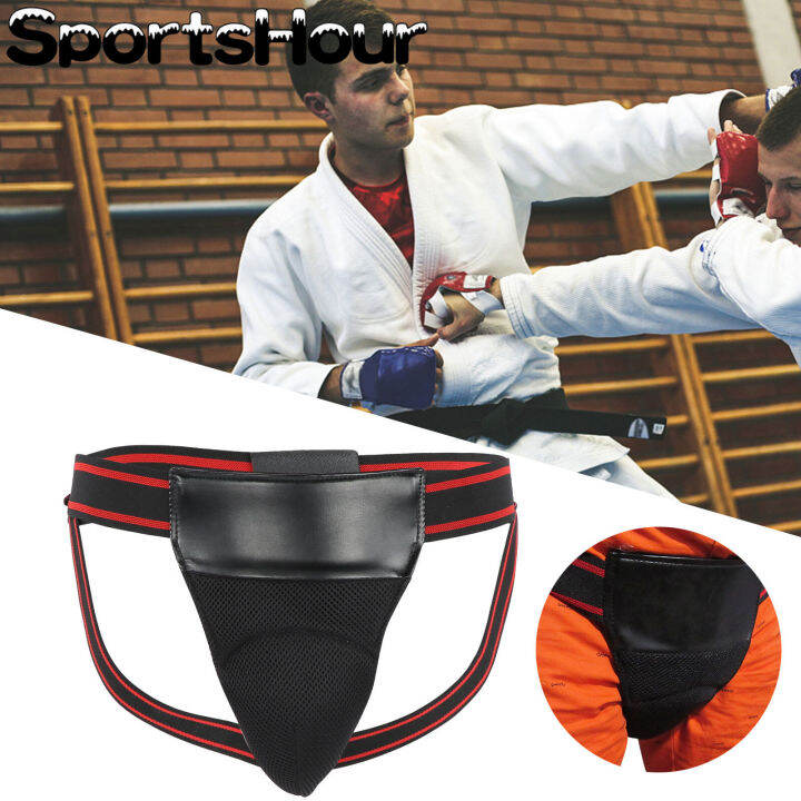 [SportsHour] Taekwondo Groin Protector MMA Sanda Crotch Guard Boxing