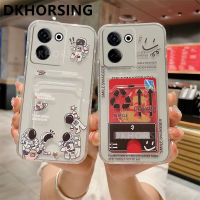 DKHORSING เคสโทรศัพท์โปร่งใสใหม่สำหรับ TECNO Camon 20 /Camon 20 Pro 4G 5G / POVA 5 / POVA NEO 3ปลอกอ่อนกระเป๋าใส่บัตร Camon20 Tecno Pro 2023เคสป้องกันเลนส์กล้องนักบินอวกาศ