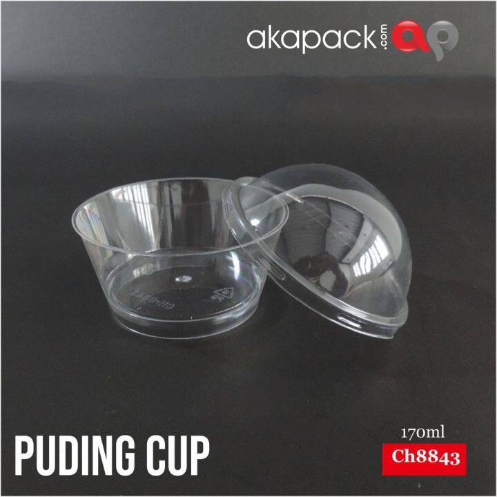 Cup Jelly Puding Bulat Mika Plastik Ch Isi Pcs Lazada Indonesia