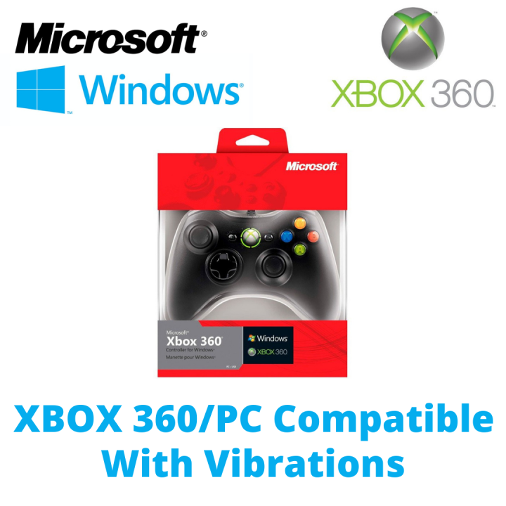 mentiroso respirar periódico Microsoft Xbox 360 Controller / PC USB Controller (Local Seller) | Lazada