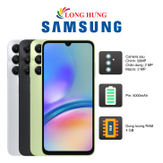 Điện thoại Samsung Galaxy A05s- Hàng chính hãng - Cụm 3 camera sắc nét