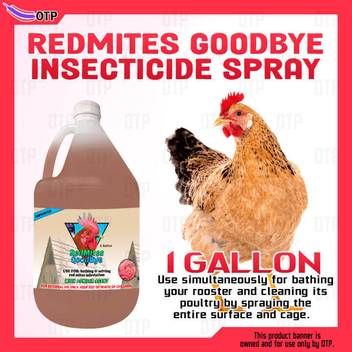 Redmites Goodbye Spray 1 Gallon Natural Redmites Killer ( Pamatay Kuto