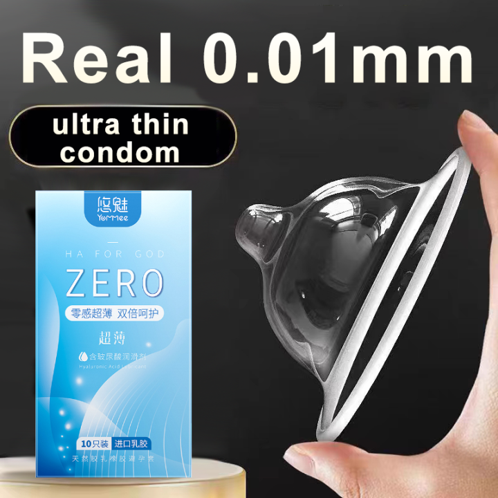 10pcs Box Yomee Ultra Thin Condom Men For Sex Original Best Sex Condoms Natural Latex Safe Penis