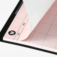 Simple Style Monthly Paper Pad 30 Sheets White Pink DIY Monthly Planner Desk Agenda Gift School Office Supplies Laptop Stands