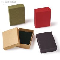 ☋ 12pcs Cardboard Jewelry Set Gift Box Ring Necklace Bracelets Earring Gift Packaging Boxes With Sponge Inside Rectangle