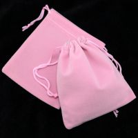 【CW】 Wholesale 100pcs/lot 7x9cm Pink Small Charms Gifts Jewelry Wedding Drawstring