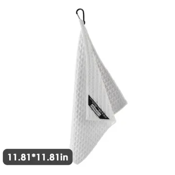 White Small Square Towels, Microfiber Barista Cloth