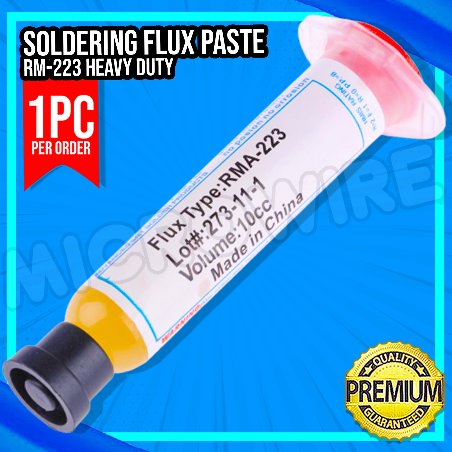 5PCS RMA-223 BGA SMD Soldering Paste Flux Grease,Volume 10cc RMA223 