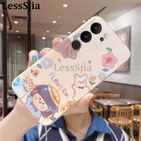 เคสมือถือสำหรับ VIVOV29E V29 Pro ฝาหลังสีฟ้าอ่อนพลอยเทียมซิลิโคนนิ่มกันการป้องกันการกระแทกลายดอกทานตะวันสำหรับ VIVO V29 Pro V29E เคสโทรศัพท์