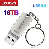 Lenovo USB 3.0 Pendrive 16TB แฟลชโลหะความเร็วสูงไดร์ฟปากกา8TB 4TB กันน้ำแบบพกพา U Disk Stick มินิ SSD Memoria ปากกา USB