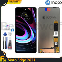 Beyondwolf จอ LCD ของแท้สำหรับ Motorola Edge (2021) อะไหล่หน้าจอสัมผัสตัวประกอบดิจิตอลสำหรับ Motorola Moto Edge (2021) XT2141-1