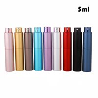 Perfume Atomizer Refillable Perfume Bottle Portable Perfume Spray Bottle Travel Parfume Mini Bottle Cosmetics Container 5ml Travel Size Bottles Contai