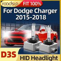 Roadsun 1 Pair D3S Xenon Light HID Bulb 3800LM Light Car Headlights For Dodge Charger 2015 2016 2017 2018 Bulbs  LEDs  HIDs