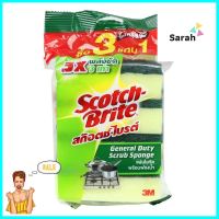 ฟองน้ำพร้อมใยขัด SCOTH-BRITE GENGRAL DUTY 3x4นิ้ว 3แถม1SCOURER SPONGE SCOTH-BRITE GENERAL DUTY 3X4" 4 PCS **สามารถออกใบกำกับภาษีได้ค่ะ**