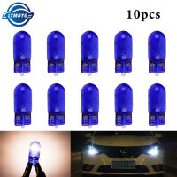 10Pcs W5W T10 194 W5W ธรรมชาติสีฟ้าแก้วแสงสีขาวฮาโลเจน Xexon หลอดไฟ12V 5W เปลี่ยนหลอดไฟป้ายทะเบียนไฟ