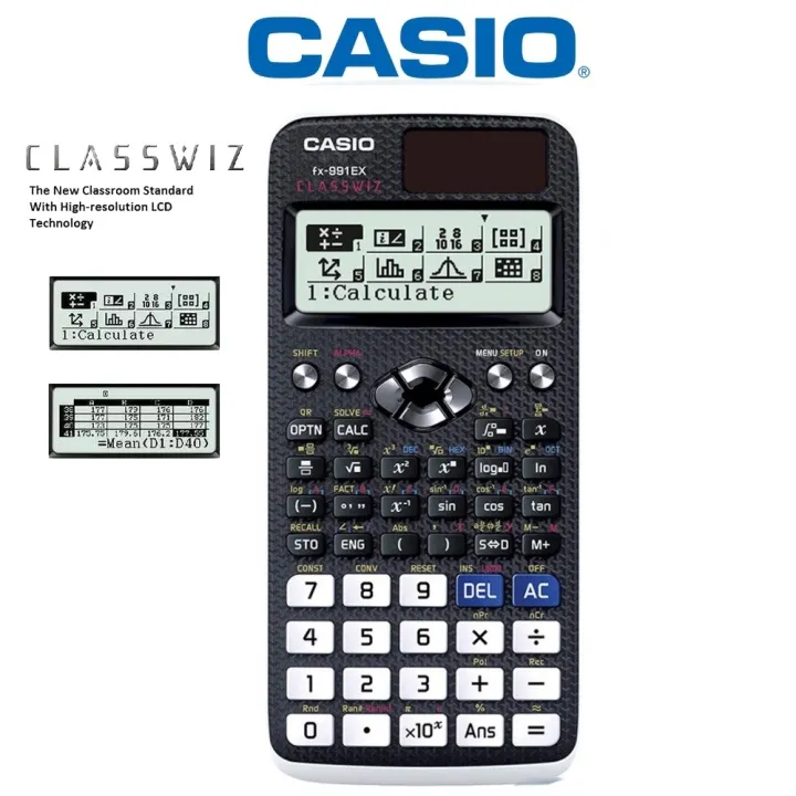 100 Genuine Casio FX-991EX ClassWiz Series Scientific Calculator Student  Function | Lazada PH