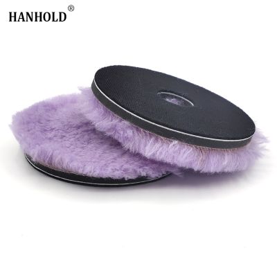 Lamb Wool Car Polishing Pad Car Buffer Polish Pad Wool Polishing Buffing Pad High Density Car Polishing Foam Padding Waxing Disc