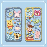 Suitable For Angel Eyes Pooh Phone Case iPhone 14 Pro Max 13 12 Mini 11 XS XR X 8 7 Plus 6S 6 SE Anti-Collision All-Inclusive Protective