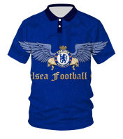 Chelsea Polo Shirt Super Hero Logo Soccer Football Tee POLO Shirt Short Sleeve 20（Contact the seller, free customization）