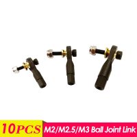 【LZ】 Nylon Metal Ball Joint Link com Conjunto de Conjuntos de Parafuso Rod End para Avião RC Modelo Toy Car Caminhão Peças Buggy M2 M2.5 M3 10Pcs