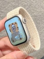 Strap For Apple Watch Band 44mm 40mm 45mm 41mm 42mm 38mm 49mm Elastic braided solo loop Bracelet iWatch Series 8 Ultra 7 se 3 6 Straps