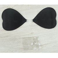 สติกเกอร์ติดรูปหัวใจกันน้ำ,ซิลิโคนบรา Anti - นูน Dot Bra Sticks,ปิดด้านหน้า One Piece,บราที่มองไม่เห็นพร้อมปุ่มขยาย,, V009