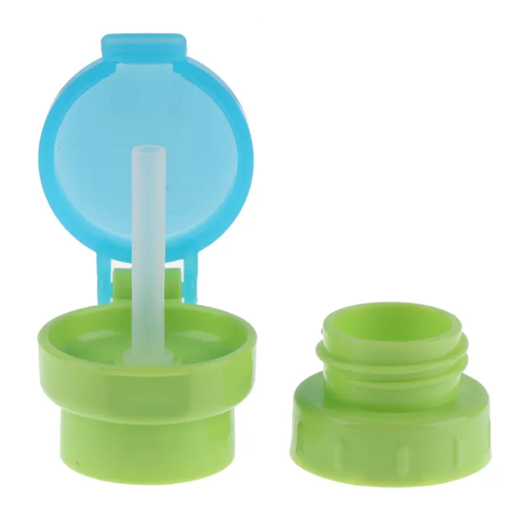 WORE No Spill Choke Cute Water Bottle Adapter Cap With Tube Drinking